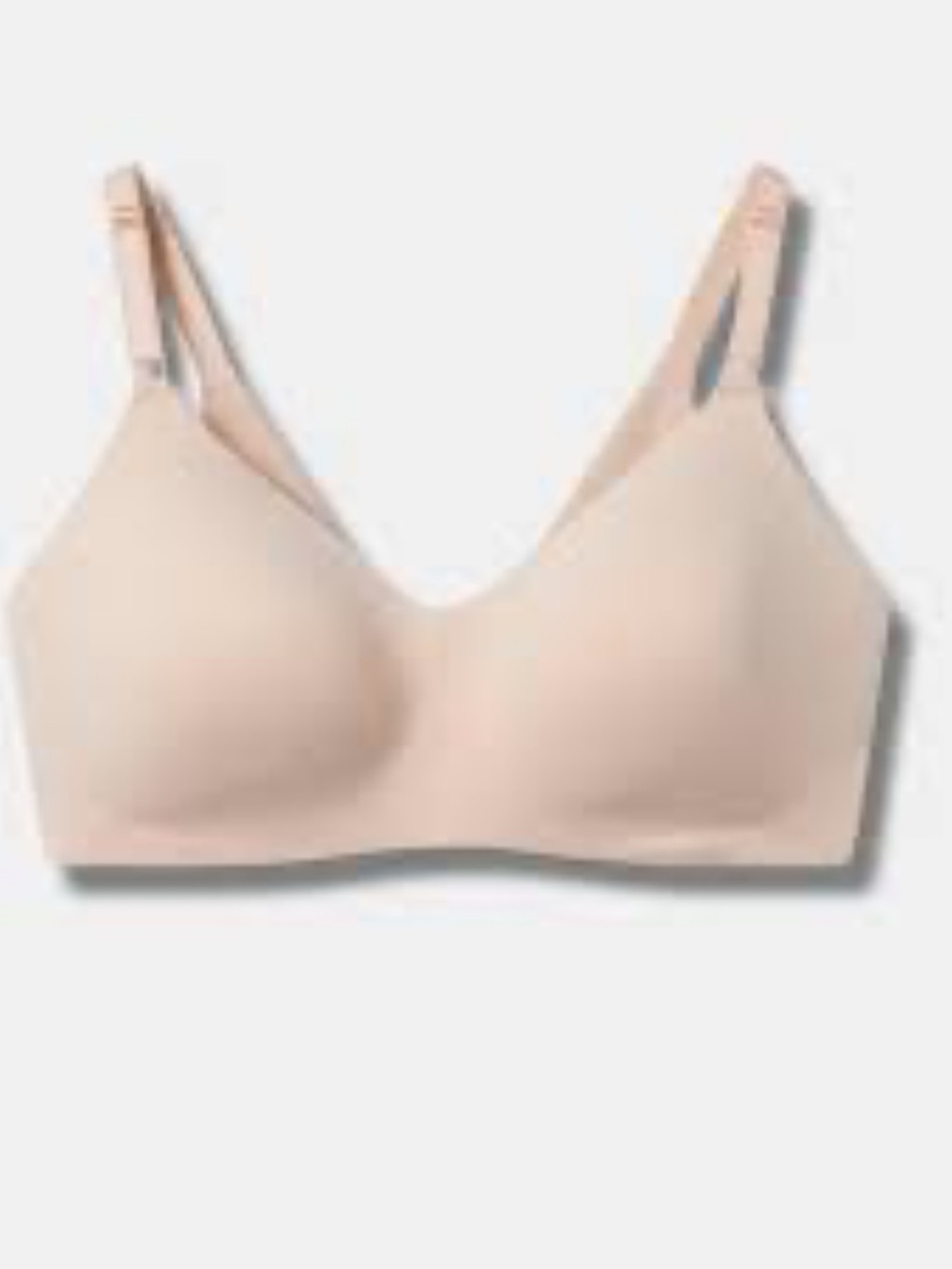 TORRID Wire-Free Lightly Lined Everyday Smoothing Bra Nude Sz 40B NWT